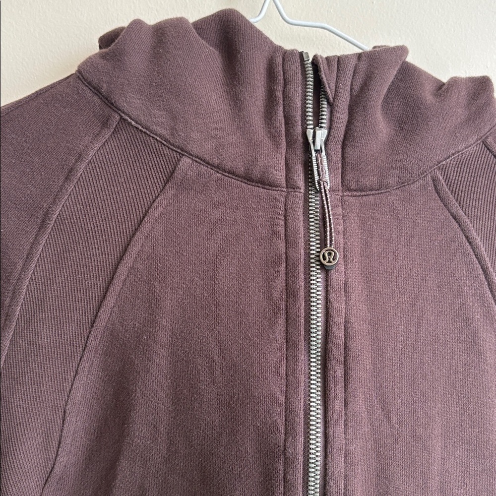Lululemon Brown Half Zip Scuba - Picture 2 of 4